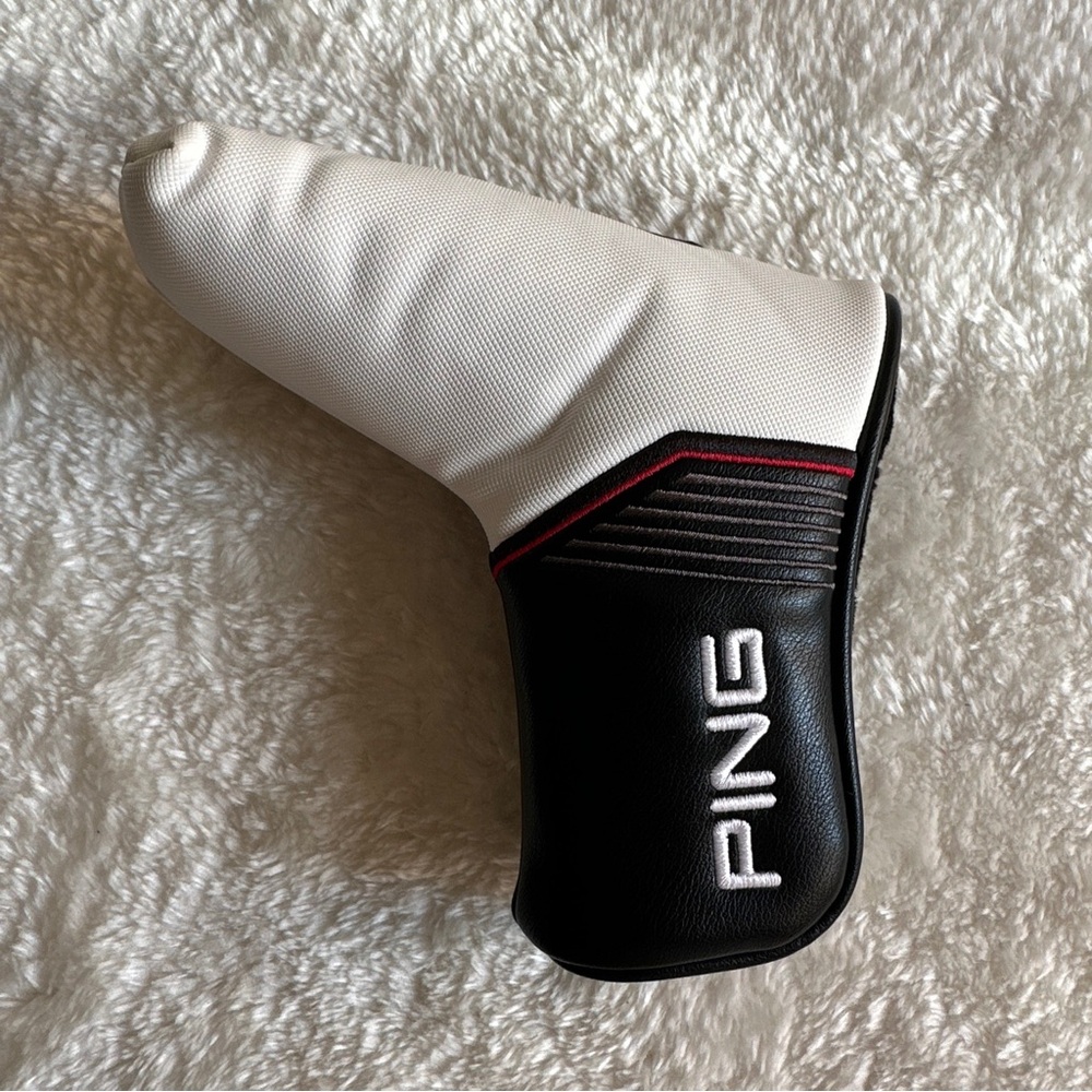 PING 2021 Blade Anser Pin Putter Golf Head Cover Black White Club Magnet…
